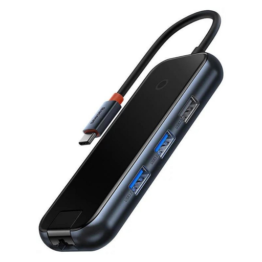 [WKJZ010113] Baseus AcmeJoy Serisi 5 in 1 Çevirici Dönüştürücü HUB Type-C to 2xUSB 3.0 + USB 2.0 + USB-C PD + RJ45