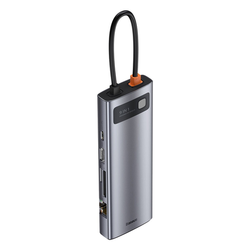[CAHUB-CU0G] Baseus Gleam Series 9 In 1 Type C Hub Çevirici Dönüştürücü