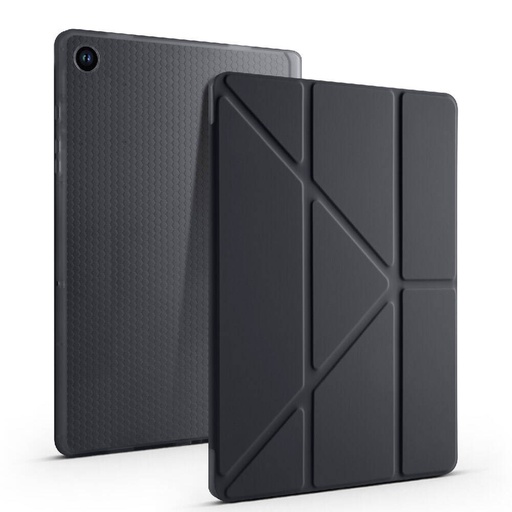 Samsung Galaxy Tab A9 Plus Uyumlu Kılıf Zore Tri Folding Kalem Bölmeli Standlı Kılıf