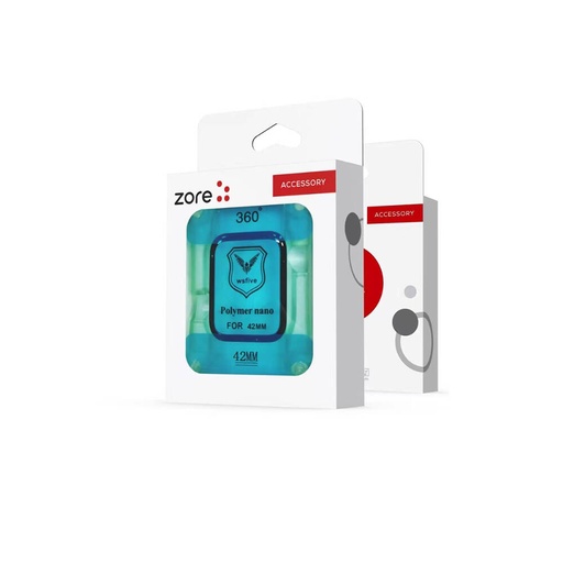 [RN-TA98691] Apple Watch 42mm Uyumlu Zore Polymer Nano Ekran Koruyucu + Kolay Uygulama Aparatlı