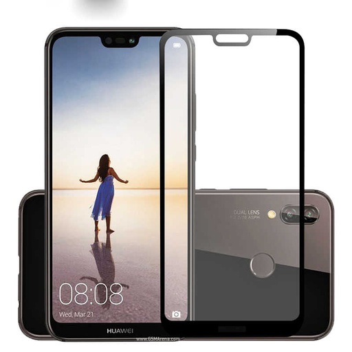 [RN-TA12205] Huawei P20 Lite Uyumlu Zore Kenarları Kırılmaya Dayanıklı Cam Ekran Koruyucu