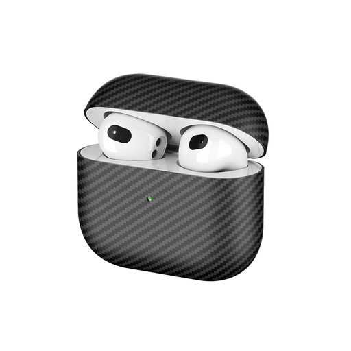 [RN-TA114548] Apple Airpods 3. Nesil Uyumlu Zore Airbag 43 600D Karbon Fiber Kulaklık Kılıfı