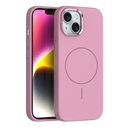 Apple iPhone 14 Uyumlu Kılıf M-Safe Şarj Özellikli Metal Kamera Çerçeveli Zore Edi Silikon Kapak