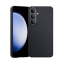 Samsung Galaxy S25 Plus Uyumlu Kılıf M-safe Şarj Özellikli Karbon Fiber Benks Essential ArmorAir 600D Kevlar Kapak