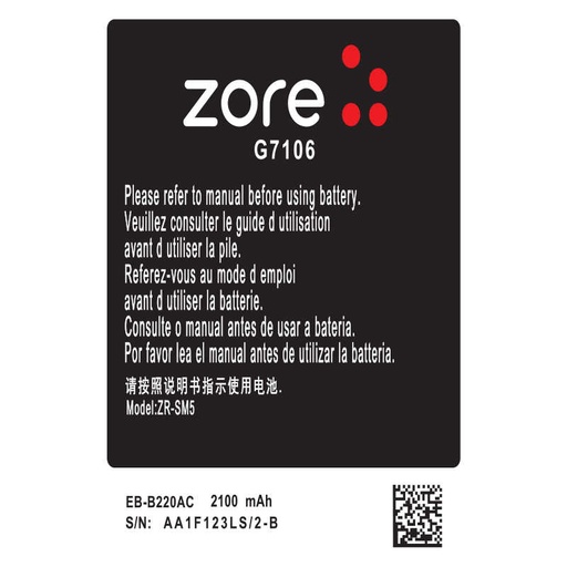 [RN-T7226] Galaxy Grand 2 G7106 Zore Quality Batarya