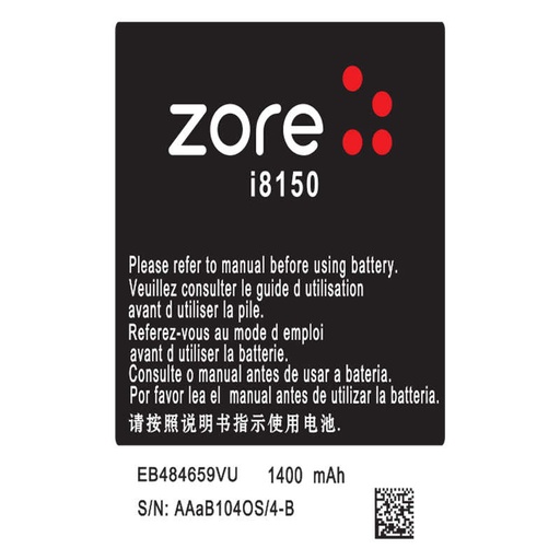 [RN-T7228] Galaxy Wonder İ8150 Zore Quality Batarya