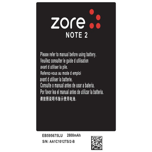 [RN-T7246] Galaxy Note 2 Zore Quality Batarya