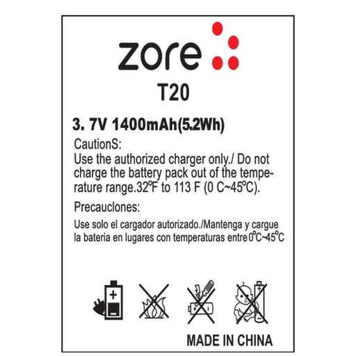[RN-T7263] T20 Zore Quality Batarya