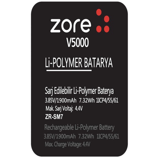 [RN-T7274] Vestel Venüs 5000 Zore Quality Batarya