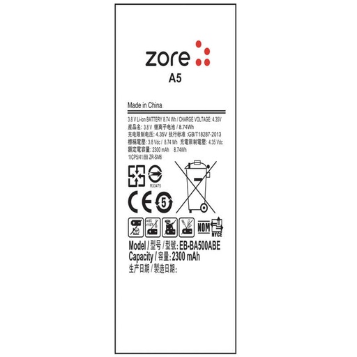 [RN-T7276] Samsung Galaxy A5 Uyumlu Zore Tam Orjinal Batarya