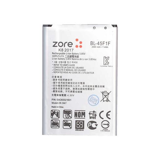 [RN-T8457] LG K8 2017 Zore Quality Batarya