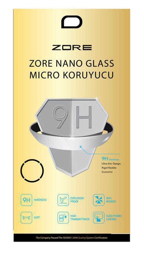 [RN-T1357] Huawei P Smart Uyumlu Zore Nano Micro Temperli Ekran Koruyucu