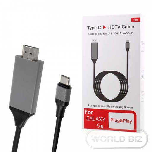 [RN-TA31339] Zore Type-C HDMI Kablo Kırmızı Kutulu