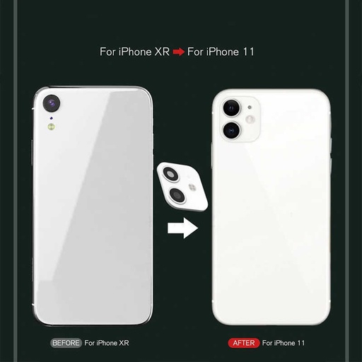 Apple iPhone XR Uyumlu Zore CP-03 iPhone 11 Kamera Lens Dönüştürücü