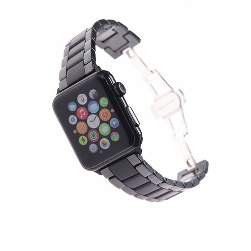 ​​​Apple Watch 40mm Uyumlu Mat Seramik Metal Kordon